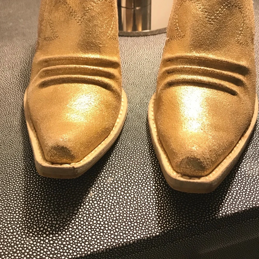 Penny loves Kenny gold horse n buggy western boots - Picture 4 of 7